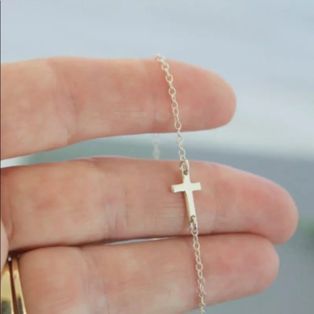 Gold Chain Love Jesus Bracelets For Women Charm Cr - Picture 3 of 6